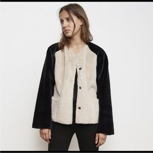 Velvet by Graham & Spencer Faux Fur Suede Jacket